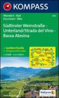 Carta escursionistica n. 074. Strada del vino-Bassa Atesina 1:25.000. Adatto a GPS. Digital map. DVD-ROM