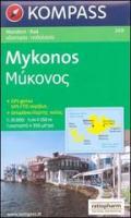 Carta escursionistica n. 249. Grecia. Mykonos 1:35.000. Adatto a GPS. DVD-ROM. Digital map