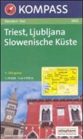 Carta escursionistica e stradale n. 2803. Slovenia. Triest Ljubliana Slowenische Küste 1:75:000. Adatto a GPS. Digital map. DVD-ROM