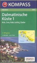 Carta escursionistica n. 9001. Croatia. Dalmatinische Küste 1:100.000.Adatto a GPS. DVD-ROM. Digital map vol.1