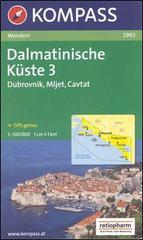 Carta escursionistica n. 2903. Croatia. Dalmatinische Küste 1:100.000. Adatto a GPS. DVD-ROM. Digital map vol.3