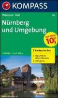 Carta escursionistica e stradale n. 163. Nürnberg & Umgebung SET. Adatto a GPS. Digital map. DVD-ROM