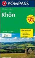 Carta escursionistica e stradale n. 460. Rhön set 2 carte. Adatto a GPS. Digital map. DVD-ROM