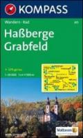 Carta escursionistica e stradale n. 815. Hassberge, Grabfeld. Adatto a GPS. DVD-ROM. Digital map