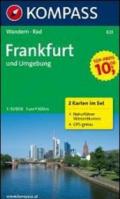 Carta escursionistica e stradale n. 828. Frankfurt und Umgebung set. Adatto a GPS. Digital map. DVD-ROM