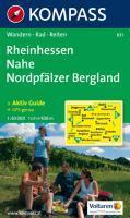 Carta escursionistica e stradale n. 831. Rheinhessen, Nahe, Nordpfälzer Bergland. Adatto a GPS. DVD-ROM. Digital map