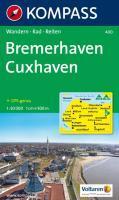 Carta escursionistica e stradale n. 400. Bremerhaven, Cuxhaven. Adatto a GPS. DVD-ROM. Digital map
