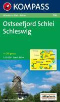 Carta escursionistica e stradale n. 708. Ostseefjord Schlei, Schleswig. Adatto a GPS. DVD-ROM. Digital map