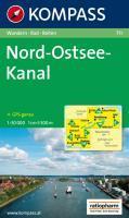 Carta escursionistica e stradale n. 711. Nord-Ostsee Kanal. Adatto a GPS. DVD-ROM. Digital map