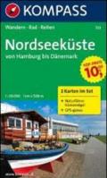 Carta escursionistica e stradale n. 723. Nordseeküste/von Hamburg bis Dänemark set. Adatto a GPS. Digital map. DVD-ROM