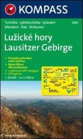 Carta escursionistica e stradale n. 2084. Lausitzer Gebirge. Adatto a GPS. Digital map. DVD-ROM