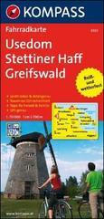 Carta cicloturistica n. 3023. Usedom, Stettiner Haff, Greifswald 1:70.000. Adatto a GPS. Digital map. DVD-ROM
