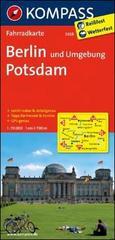 Carta cicloturistica n. 3038. Berlin & Umgebung 1:70.000. Adatto a GPS. Digital map. DVD-ROM: Fietskaart 1:70 000