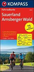 Carta cicloturistica n. 3054. Sauerlandm, Arnsberger Wald 1:70.000. Adatto a GPS. Digital map. DVD-ROM
