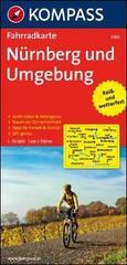 Carta cicloturistica n. 3100. Nürnberg & Umgebung 1:70.000. Adatto a GPS. Digital map. DVD-ROM