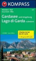 Carta escursionistica n. 697. Lago di Garda e dintorni 1:35.000. Adatto a GPS. Digital map. DVD-ROM