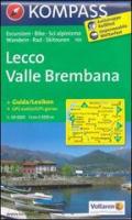 Carta escursionistica n. 105. Lecco, valle Brembana. Adatto a GPS. Digital map. DVD-ROM