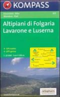 Atip. Folgaria, Lavarone, Luserna 1:25.000. Adatto a GPS. DVD-ROM. Digital map