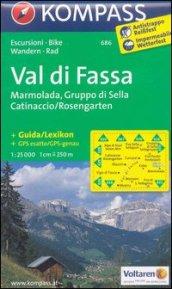 Val di Fassa, Marmolada 1:25.000. Adatto a GPS. DVD-ROM. Digital map