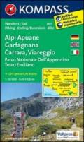 Carta escursionistica n. 2451. Alpi Apuane, Garfagnana, Carrara, Viareggio. Adatto a GPS. Digital map. DVD-ROM