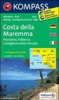 Carta escursionsitica n. 2469. Costa della Maremma. Adatto a GPS. Digital map. DVD-ROM