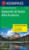 Dolomiti di Sesto - Alta Pusteria: Wanderführer mit Tourenkarten und Höhenprofilen, italienische Ausgabe