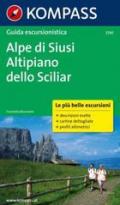 Alpe di Siusi: Wanderführer mit Tourenkarten und Höhenprofilen, italienische Ausgabe