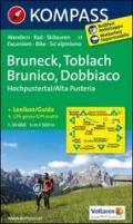 Carta escursionistica n. 57. Brunico, Dobbiaco, Alta Val Pusteria-Bru neck, Toblach, Hochpustertal. Adatto a GPS. Digital map. DVD-ROM