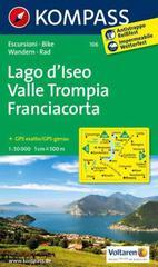 Carta escursionistica n. 106. Lago d'Iseo-Valle Trompia-Franciacorta