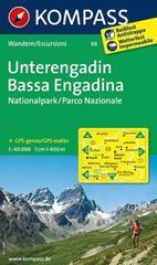 Unterengadin - Nationalpark 1 : 40 000: Wanderkarte. GPS-genau