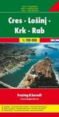 Cres, Losinj, Krk, Rab 1 : 100 000: Citypläne / Touristische Informationen / Nautische Informationen