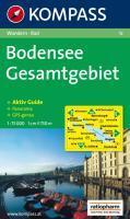 Carta escursionistica n. 1c. Austria. Nei dintorni del lago di Costanza-Rund um den Bodensee. Bodensee Gesamtgebiet 1:75.000. Adatto a GPS. DVD-ROM. Digital map