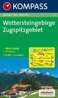 Carta escursionistica n. 5. Austria. Tirolo. Dall'Arlberg al massiccio del Wilder Kaiser. Wettersteingebirge, Zugspitzgebiet 1:50.000. Adatto a GPS. DVD-ROM dig. map