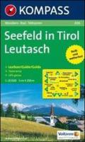 Carta escursionistica n. 026. Austria. Tirolo... Seefeld in Tirol-Leutasch 1:25.000. Ediz. multilingue. Con carta panoramica. Adatto a GPS. DVD-ROM digital map