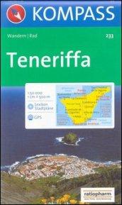 Carta escursionistica n. 233. Spagna. Isole Canarie. Teneriffa 1:50.000. Adatto a GPS. Digital map. DVD-ROM