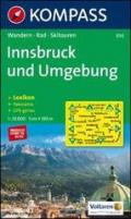 Carta escursionistia n. 036. Austria. Tirolo... Innsbruck und Umgebung 1:35.000. Con carta panoramica. Adatto a GPS. DVD-ROM digital map