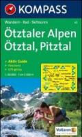 Carta escursionistica n. 43. Austria. Tirolo... Ötztaler Alpen, Ötztal, Pitztal. Con carta panoramica. Adatto a GPS. Digital map. DVD-ROM. Ediz. bilingue