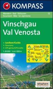 Carta escursionistica n. 52. Val Venosta 1:50.000. Adatto a GPS. DVD-ROM. Digital map