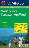 Carta escursionistica n. 61. Austria. Carinzia. Wörthersee, Karawanken West 1:50.000. Con carta panoramica. Adatto a GPS. DVD-ROM digital map