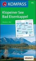 Carta escursionistica n. 065. Austria. Carinzia. Klopeiner See, Bad Eisenkappel 1:25.000. Con carta panoramica. Adatto a GPS. DVD-ROM digital map