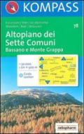 Trentino, Veneto. Altopiano dei Sette Comuni 1:50.000