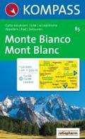 Carta escursionistica n. 85. Svizzera, Alpi occidentali. Monte Bianco 1:50.000