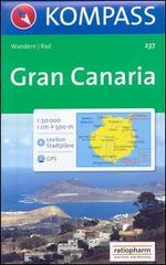 Carta escursionistica n. 237. Spagna. Isole Canarie. Gran Canaria 1:50.000. Adatto a GPS. DVD-ROM. Digital map