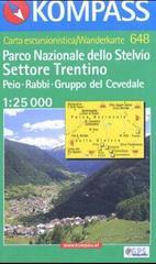 K 648 - PARCO NAZIONALE DELLO STELVIO SETTORE TRENTINO 1:25 000