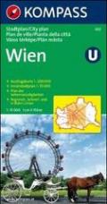 Pianta della città n. 433. Austria. Vienna-Wien 1:15.000. Ediz. media