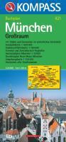 Pianta della città n. 421. Germania. Monaco area LK-München 1:20.000