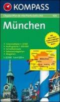 Pianta della città n. 424. Germania. Monaco 1:22.500