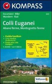 Carta escursionistica n. 600. Trentino, Veneto. Colli Euganei, Abano Terme, Montegrotto Terme 1:30000