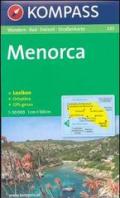 Carta escursionistica n. 243. Spagna. Baleari. Menorca 1:50.000. Adatto a GPS. DVD-ROM. Digital map