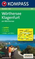 Carta escursionistica n. 061. Austria. Carinzia. Wörthersee, Klagenfurt 1:25.000. Con carta panoramica. Adatto a GPS. DVD-ROM digital map